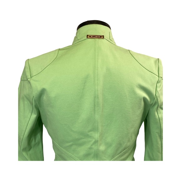 St. John Sport By Marie Gray Zip Front Green Jacket Size M - Picture 7 of 16
